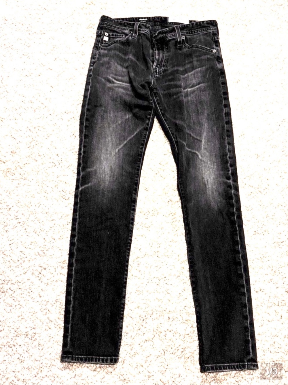 Ag Adriano Goldschmied The Dylan Black Slim Skinny Jeans Size 30